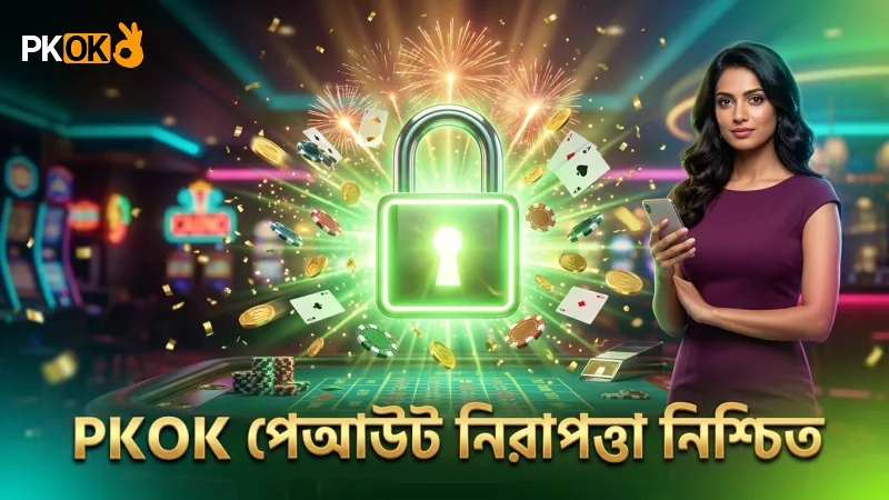 PKOK প্ল্যাটফর্মে নিরাপদ পেআউট ও একাউন্ট সুরক্ষা নিশ্চিত।