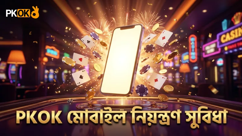 গোল্ডেন এম্পায়ার – নিয়ম, পেআউট ও জেতার কৌশল 1 PKOK মোবাইল ইন্টারফেসে গোল্ডেন এম্পায়ারের নিয়ন্ত্রণ সহজ।