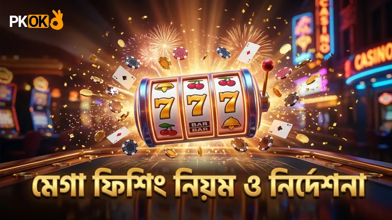 মেগা ফিশিং – নিয়ম, পেআউট ও জেতার কৌশল 1 মেগা ফিশিংয়ের নিয়ম এবং খেলার প্রাথমিক নির্দেশনা
