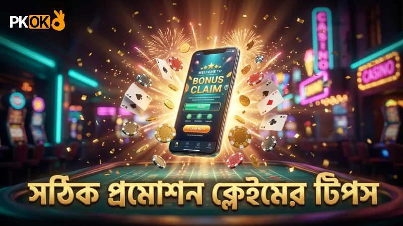 প্রমোশন ক্লেইমে সাধারণ ভুল এড়িয়ে সঠিকভাবে বোনাস নিন।