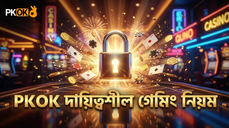 PKOK-এ দায়িত্বশীল গেমিংয়ের নিয়ম মেনে চলুন সতর্ক থাকুন